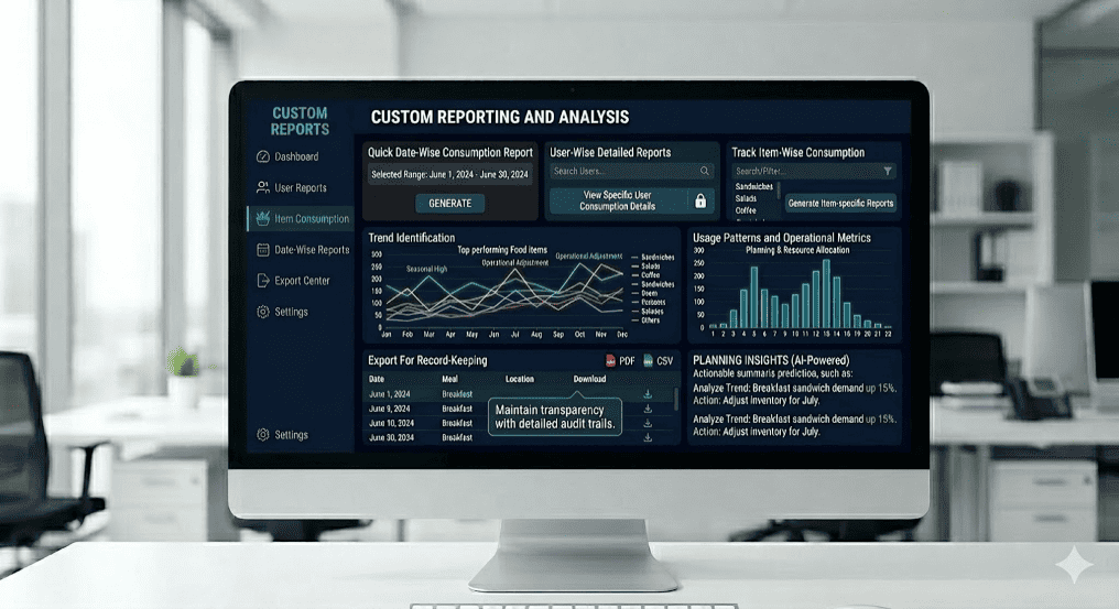 custom reports and analytics